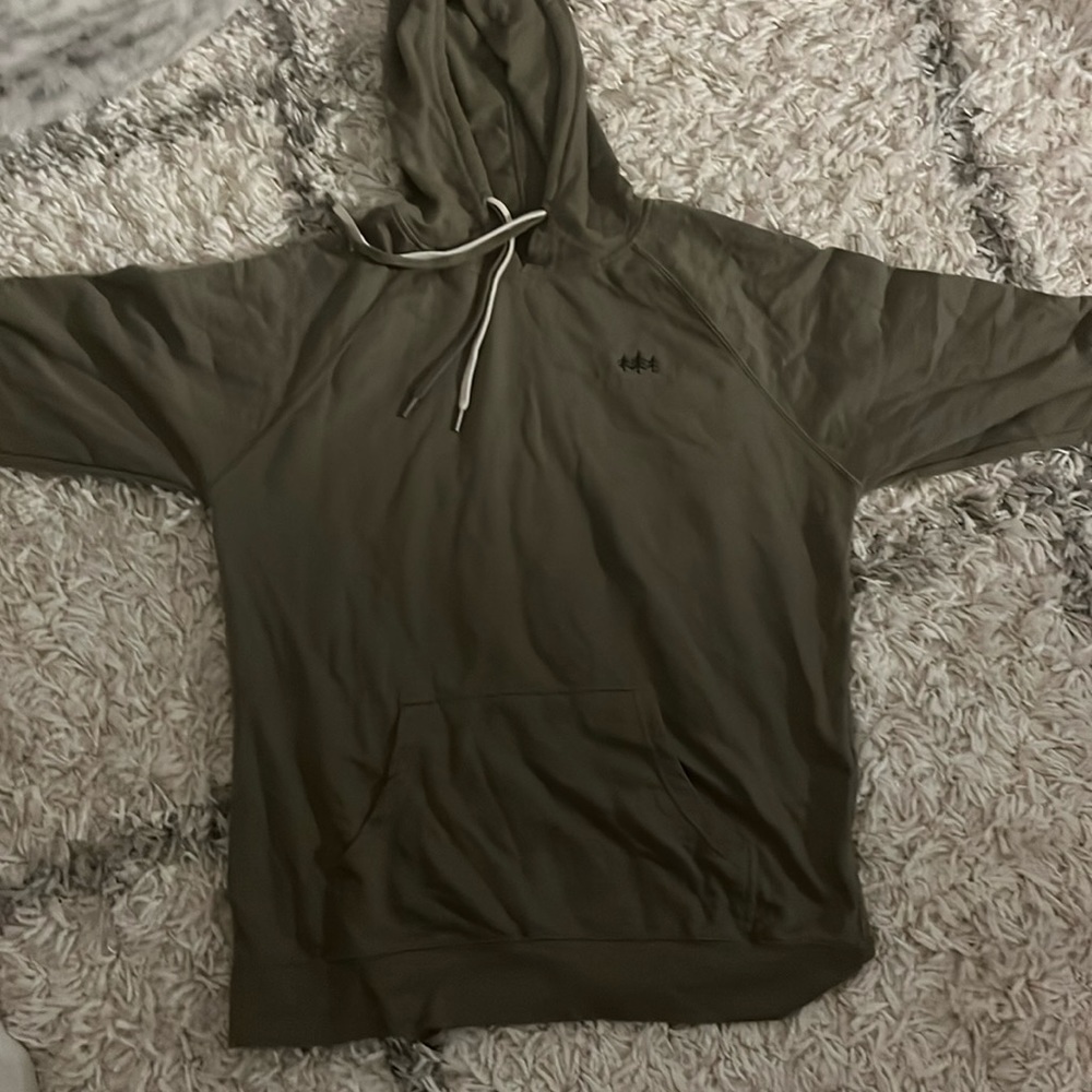 Green big oversized hoodie